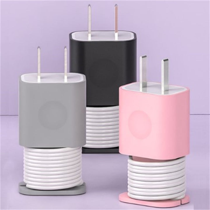 Protection chargeur silicone 2-en-1