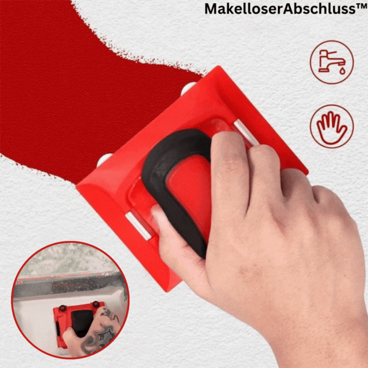 Kantenroller für saubere Farbkanten | Streichen ohne Abkleben | Für Ecken, Kanten &amp; Decken, gleichmäßige Linien, leicht zu reinigen