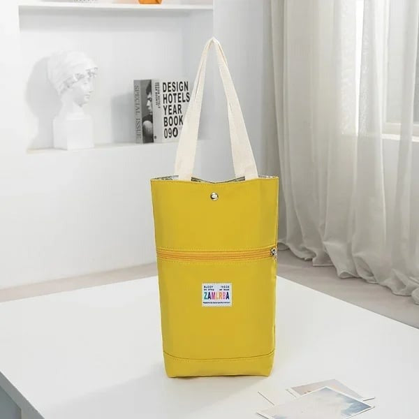 Umhängetasche | Multifunktionale Schultertasche mit Getränkehalter für Alltag und Freizeit