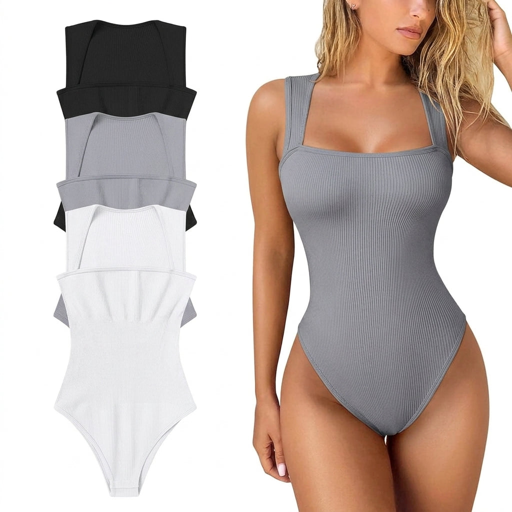 Body shaper modellante per donna | Compressione invisibile per vita, pancia e schiena | Traspirante e comodo | Spalline regolabili