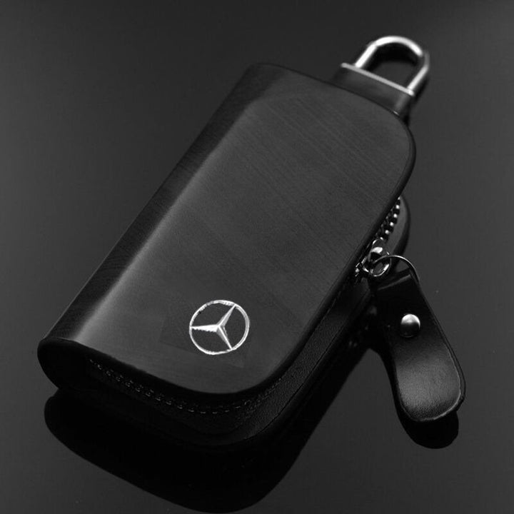 RFID Protection Pouch for Car Keys | Signal Blocker with Double Chamber | Protection Against Keyless Relay | Compact 14×10 cm
