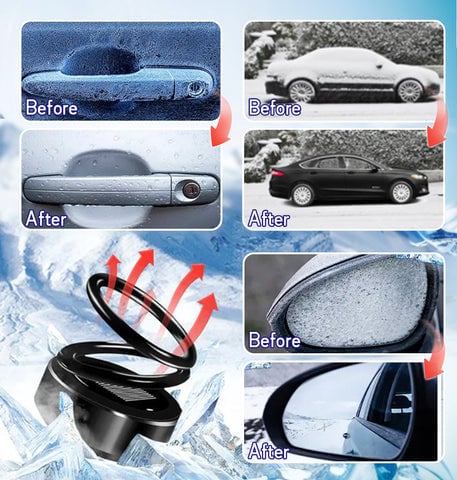 SolarHeatDrive™ | Chauffage solaire pour voiture avec technologie NASA | Appareil de chauffage cinétique | Dégivrage &amp; dégel | Pour voiture, garage &amp; maison