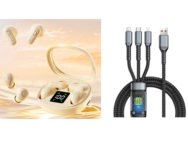 Kabellose In-Ear Kopfhörer | Bluetooth 5.4 mit Geräuschunterdrückung &amp; Ladecase | Über 8 Std. Akkulaufzeit