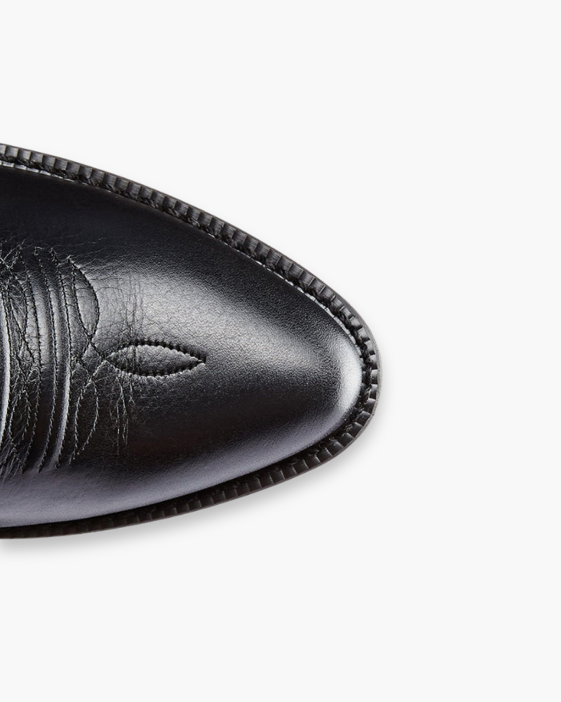 Damen Cowboystiefel Schwarz im Western-Stil | Elegante Westernstiefel mit klassischem Design für Alltag und besondere Anlässe