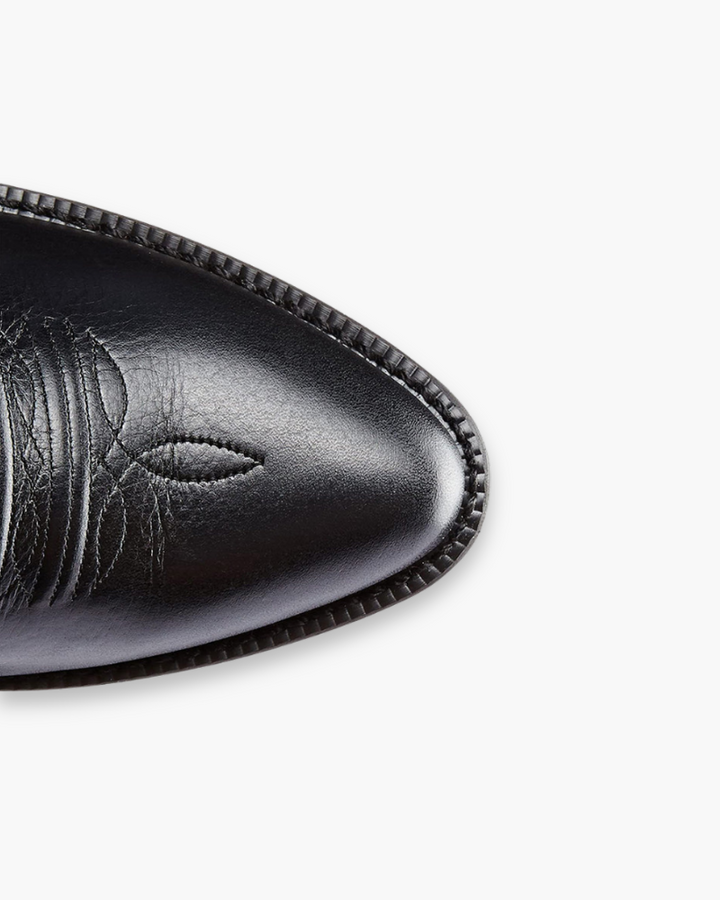 Damen Cowboystiefel Schwarz im Western-Stil | Elegante Westernstiefel mit klassischem Design für Alltag und besondere Anlässe