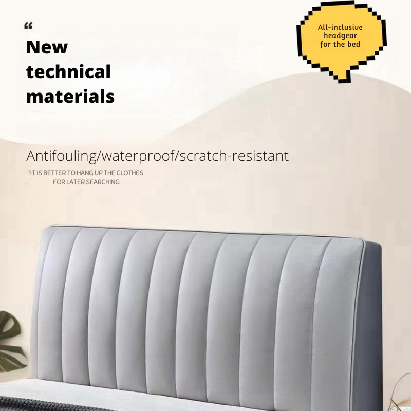 Kopfteil-Bezug aus dehnbarem Stoff | Weich, atmungsaktiv &amp; schützend | Schnelle Auffrischung fürs Schlafzimmer, perfekte Passform
