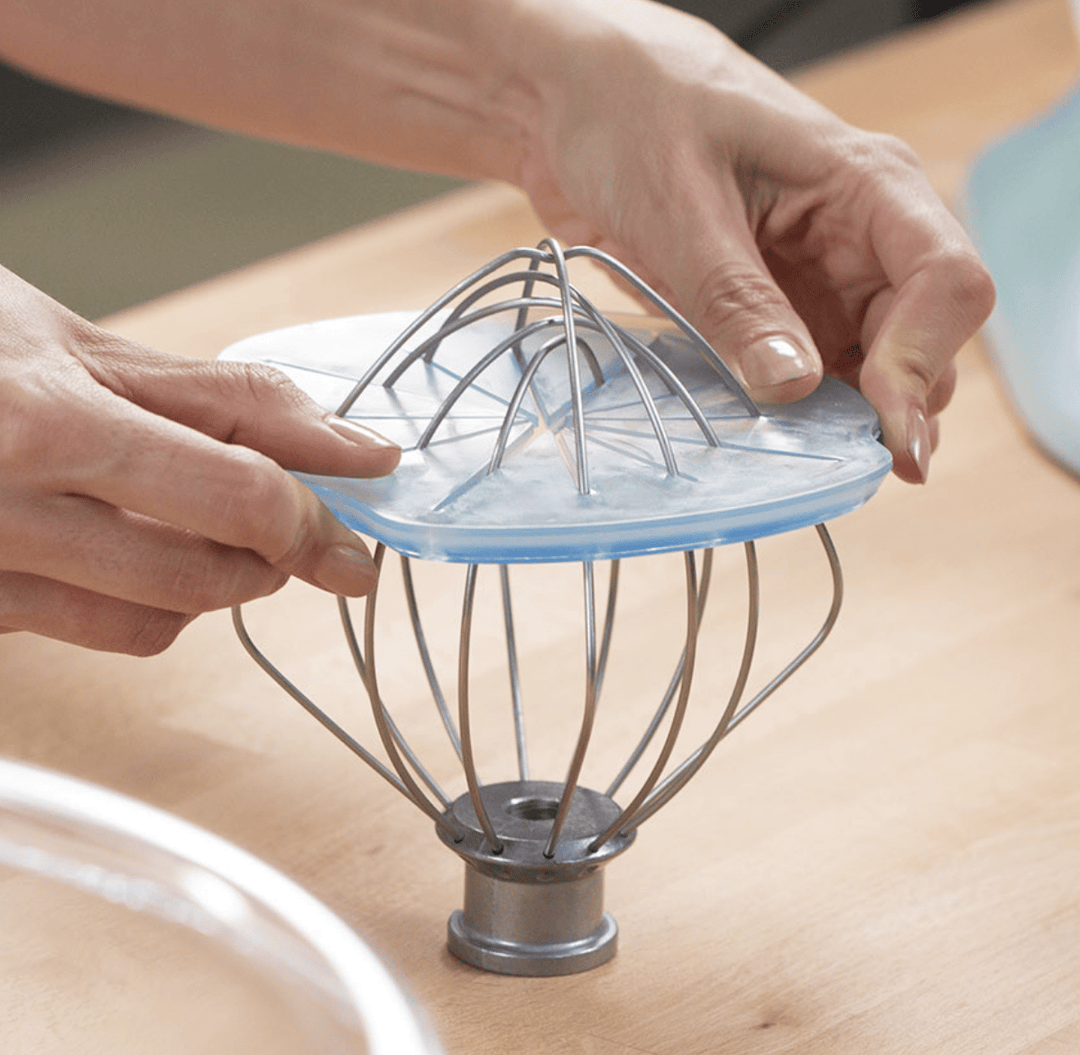 Pulitore per fruste KitchenAid a 6 fili | Rimuove residui di impasto in pochi secondi | Supporto paraspruzzi | Per ciotole da 4,5–5 qt con testa inclinabile e sollevabile