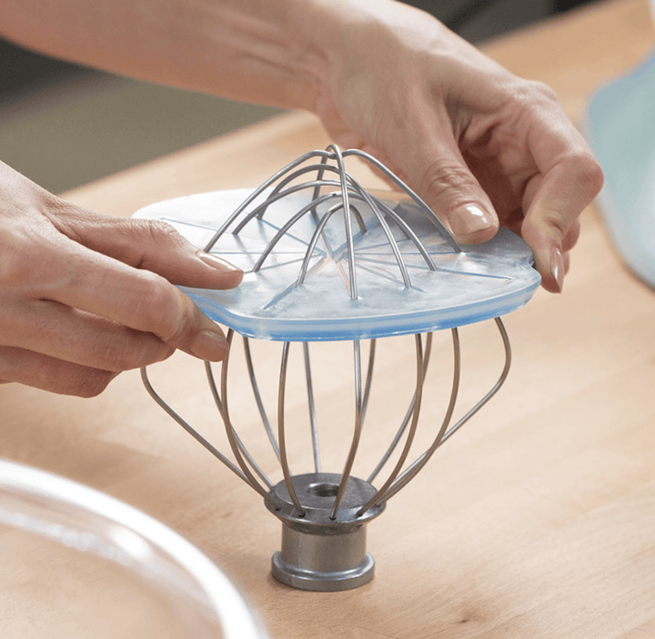 Pulitore per fruste KitchenAid a 6 fili | Rimuove residui di impasto in pochi secondi | Supporto paraspruzzi | Per ciotole da 4,5–5 qt con testa inclinabile e sollevabile