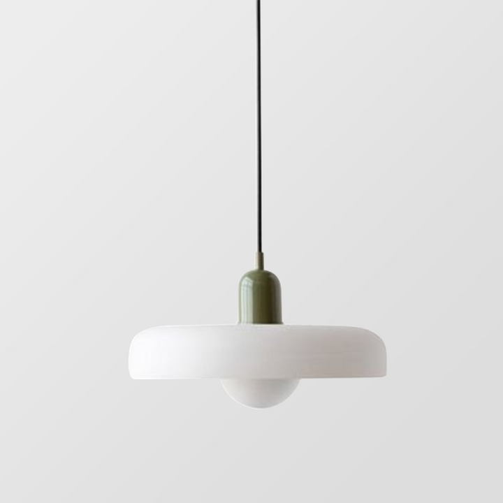 Suspension en métal et verre avec effet vitrail | Ø25/Ø35 cm, douille G9 | Suspension réglable | Aspect cristal