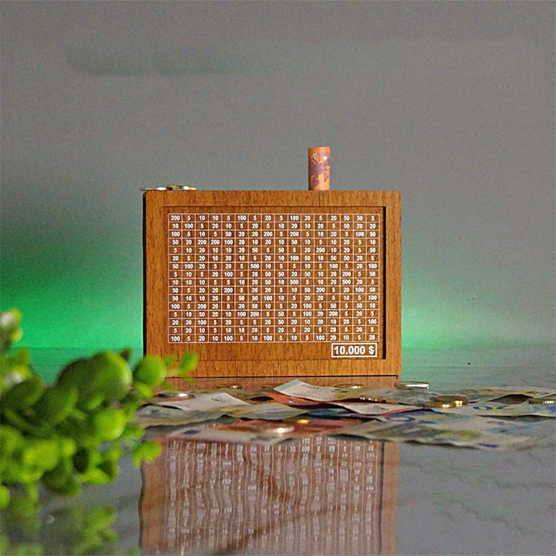 GeldKiste™ Wooden Piggy Bank