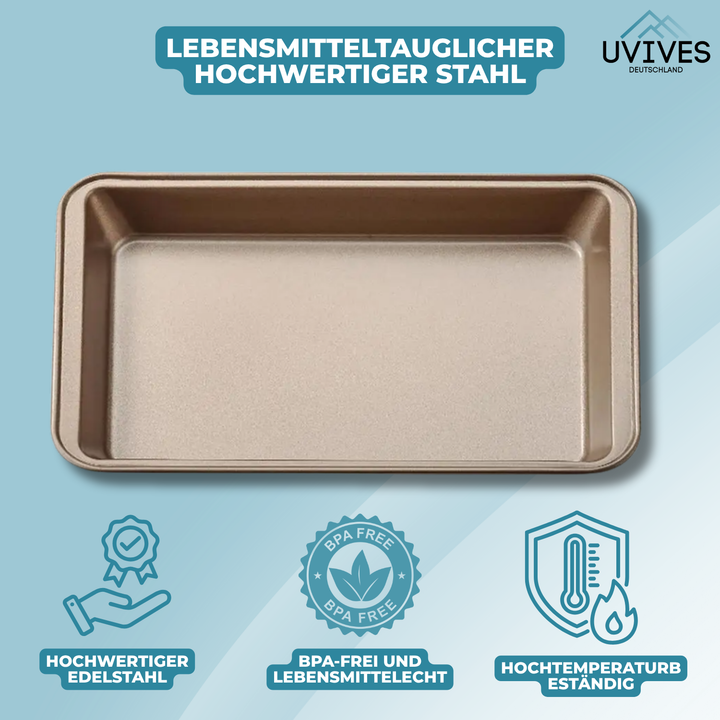 Baking pan with divider | 18 pieces | Non-stick &amp; dishwasher safe