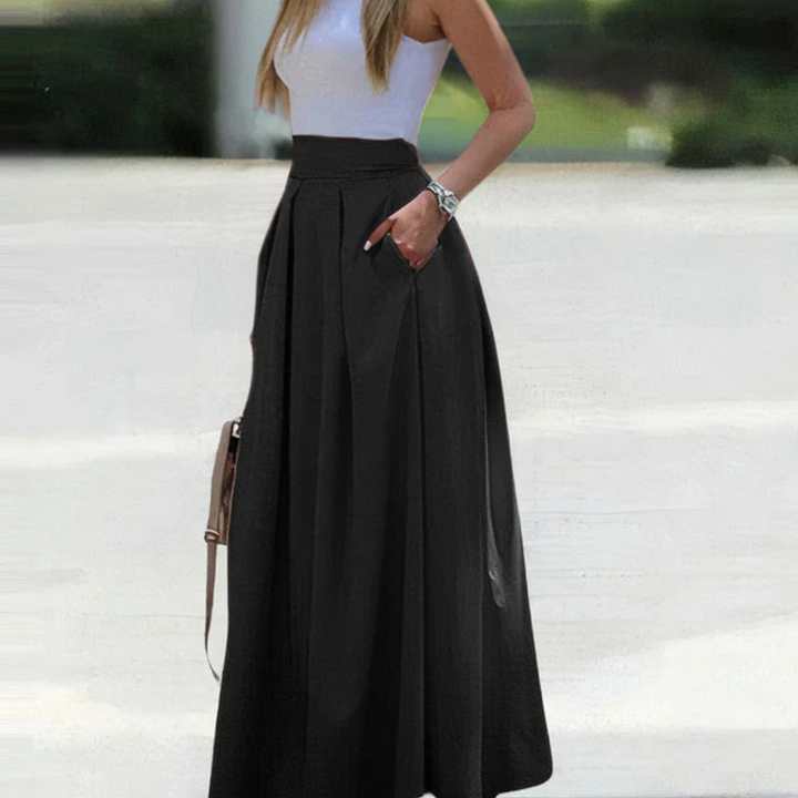Sadira – Elegant, Pleated, Loose Skirt