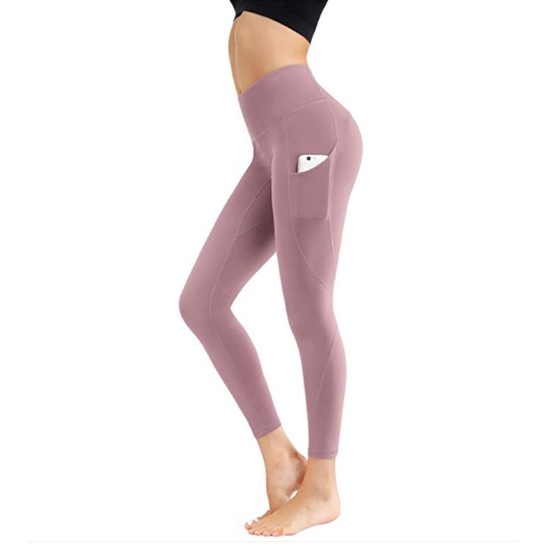 Leggings mit hoher Taille | Damen Sportleggings mit Taschen und figurformendem Komfort