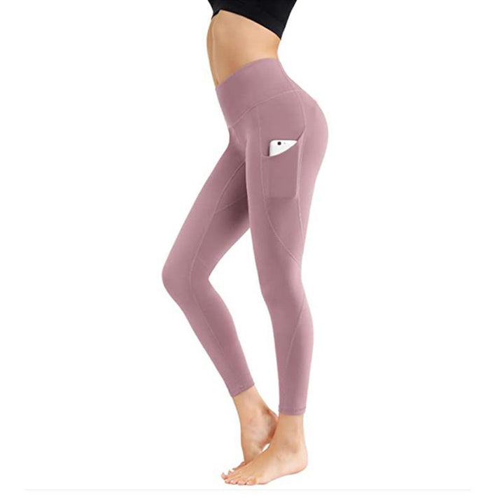 Leggings mit hoher Taille | Damen Sportleggings mit Taschen und figurformendem Komfort