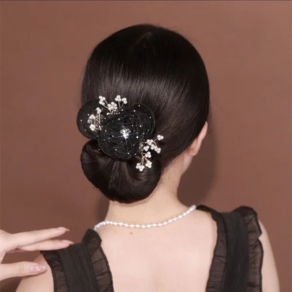 Haarband für Dutt ohne Haarnadeln | QuickTwist Stylinghilfe für French Twist