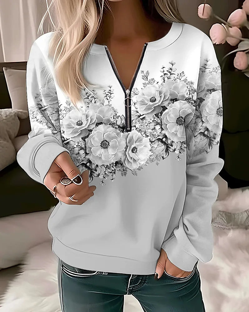 Marie | Maglione da donna con motivo floreale