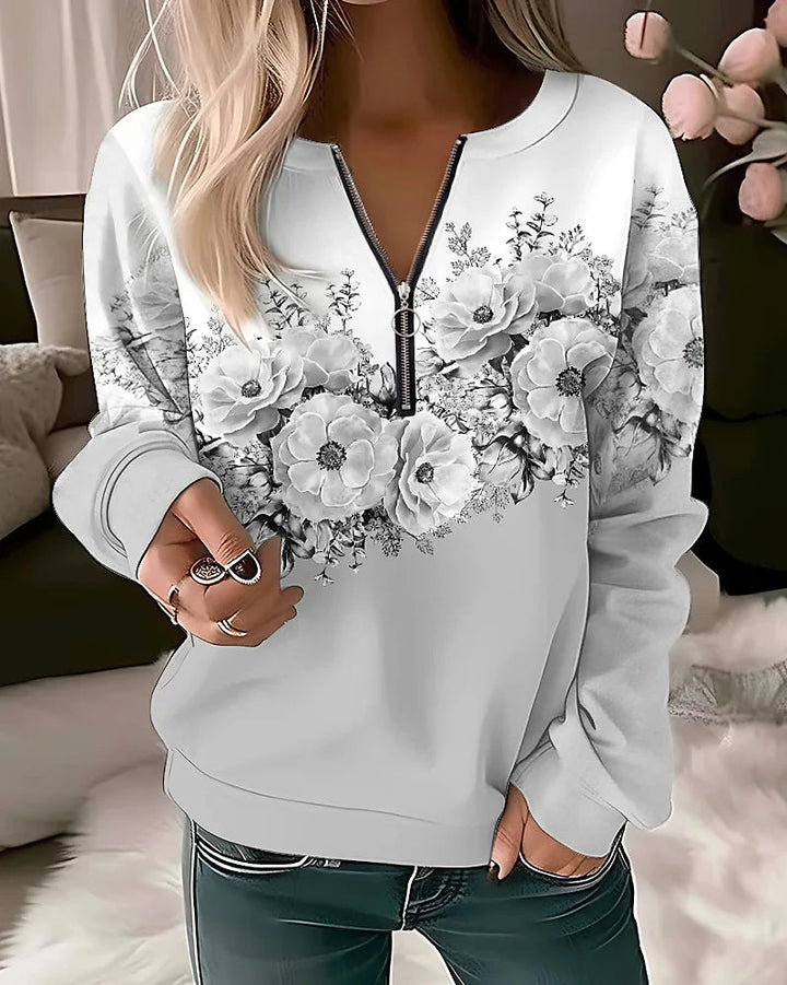 Marie | Maglione da donna con motivo floreale