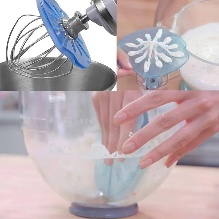 Pulitore per fruste KitchenAid a 6 fili | Rimuove residui di impasto in pochi secondi | Supporto paraspruzzi | Per ciotole da 4,5–5 qt con testa inclinabile e sollevabile