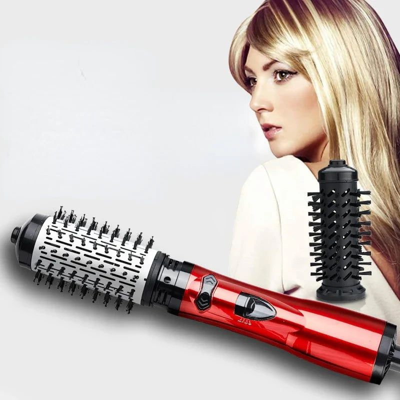 3-in-1 Rotations-Haarstylingbürste 1000W | Trocknen, Glätten &amp; Locken | 2 Geschwindigkeiten, 3 Hitzestufen | 360° Kabel