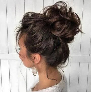 Bun hairpiece to clip on for instant volume | Messy bun look in seconds | Secure hold, light &amp; natural