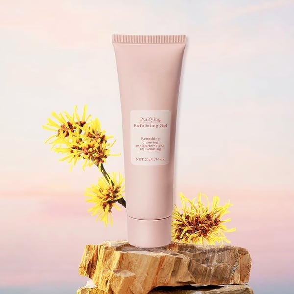 Gel exfoliant pour une peau plus lisse | Gel exfoliant doux contre les zones rugueuses &amp; teint irrégulier | Pour visage &amp; corps, 1,8 oz