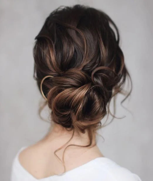 Bun hairpiece to clip on for instant volume | Messy bun look in seconds | Secure hold, light &amp; natural