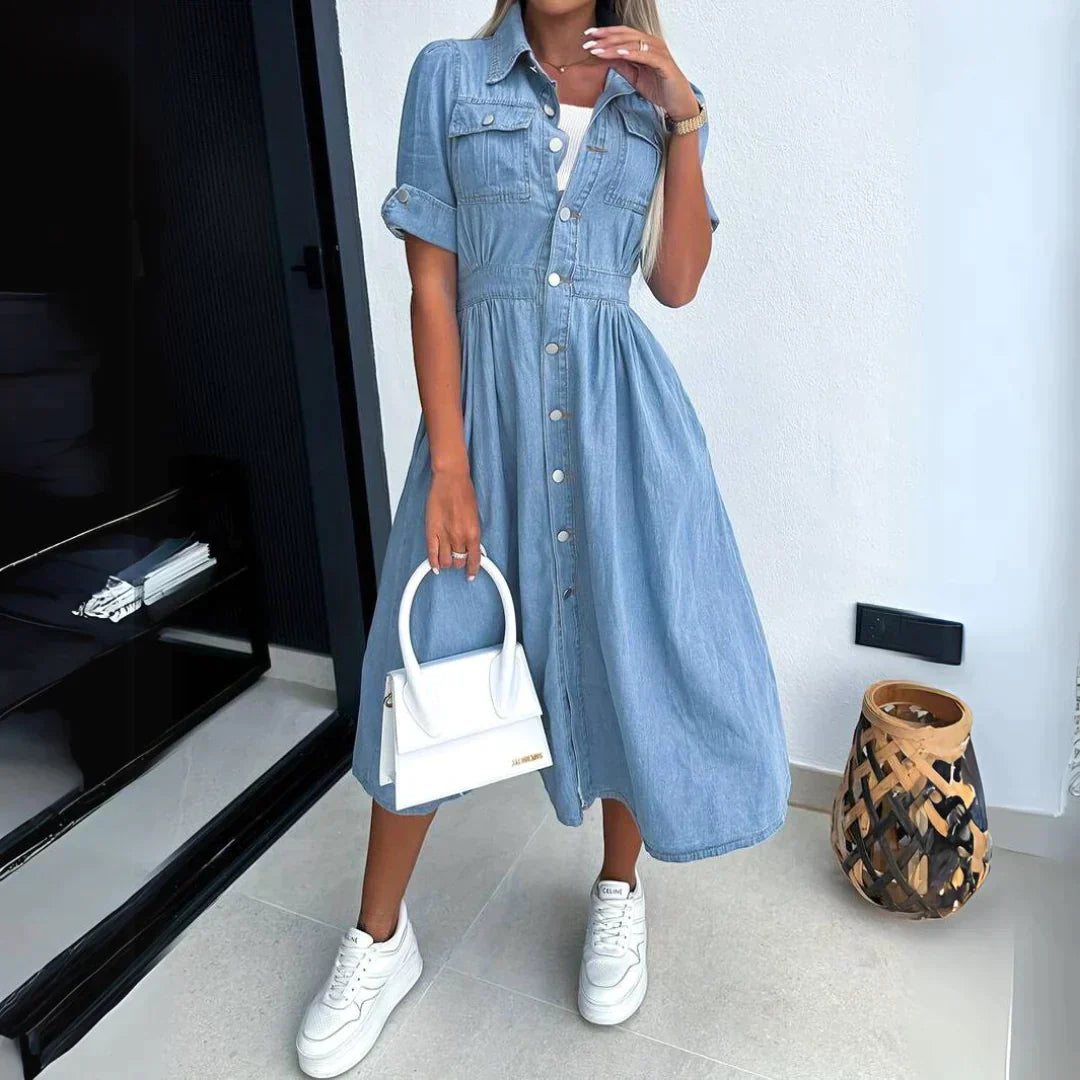 Maja - Vestito in denim alla moda