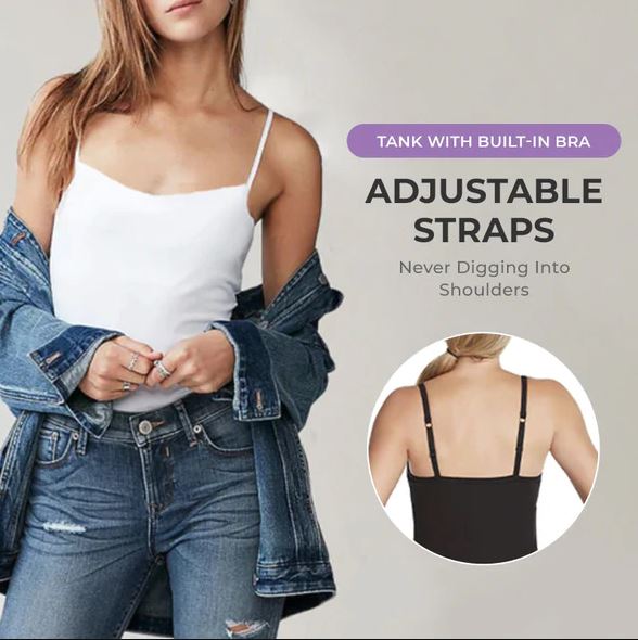 BraComfort™ Tank Top with Built-in Bra