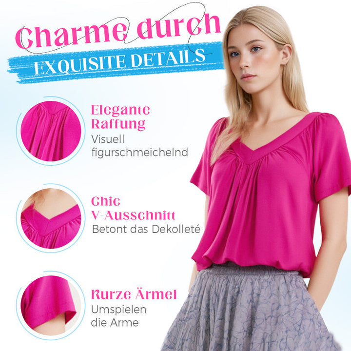 Lisbeth™ Flattering Pleated Blouse