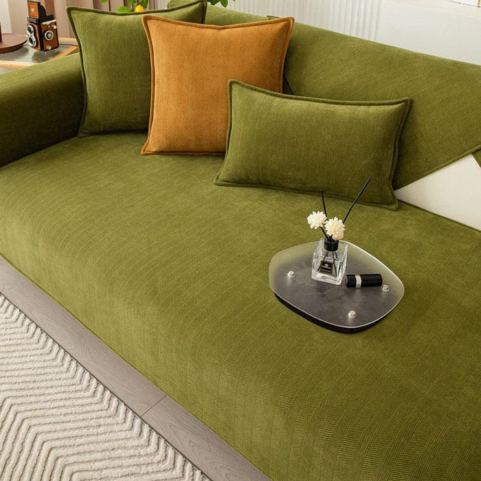 Non-slip fleece comfort cover 120 × 150 cm | Warm, soft &amp; skin-friendly | For sofa, car &amp; office, machine washable