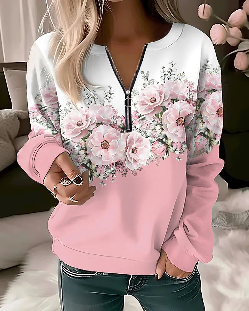 Marie | Maglione da donna con motivo floreale