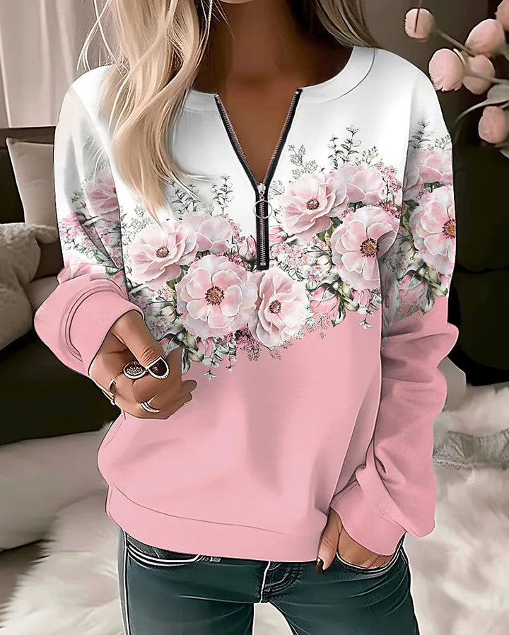 Marie | Maglione da donna con motivo floreale