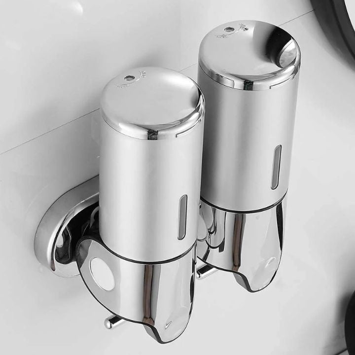 Wall-Mounted Soap Dispenser | Stainless Steel &amp; ABS | Modern Design | Space-Saving &amp; Refillable