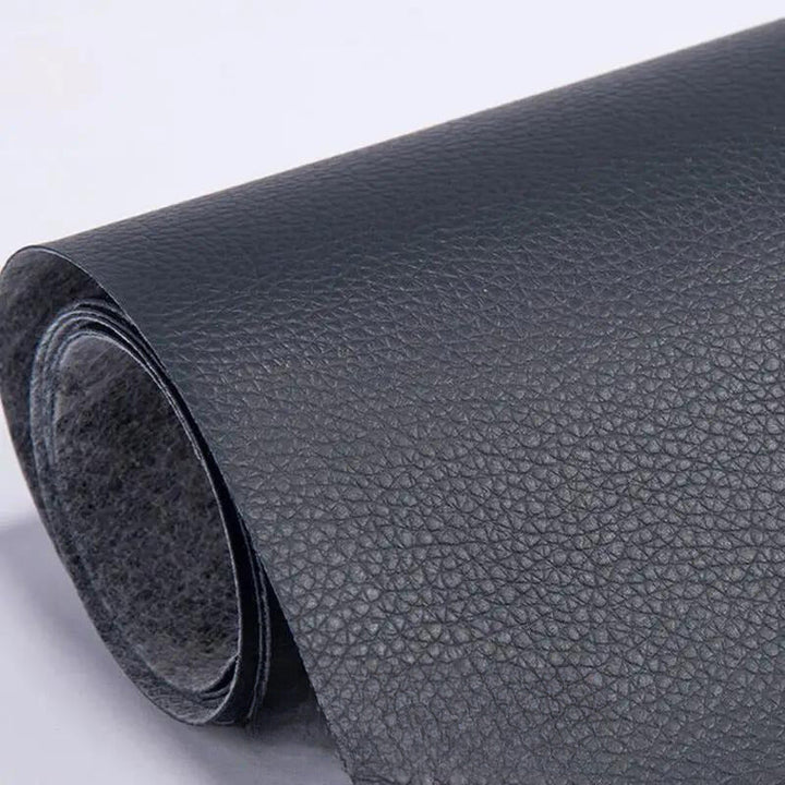 Kit de réparation cuir auto-adhésif 50 × 138 cm | Patchs de réparation découpables | Étanche &amp; robuste | Pour canapé, voiture &amp; sacs
