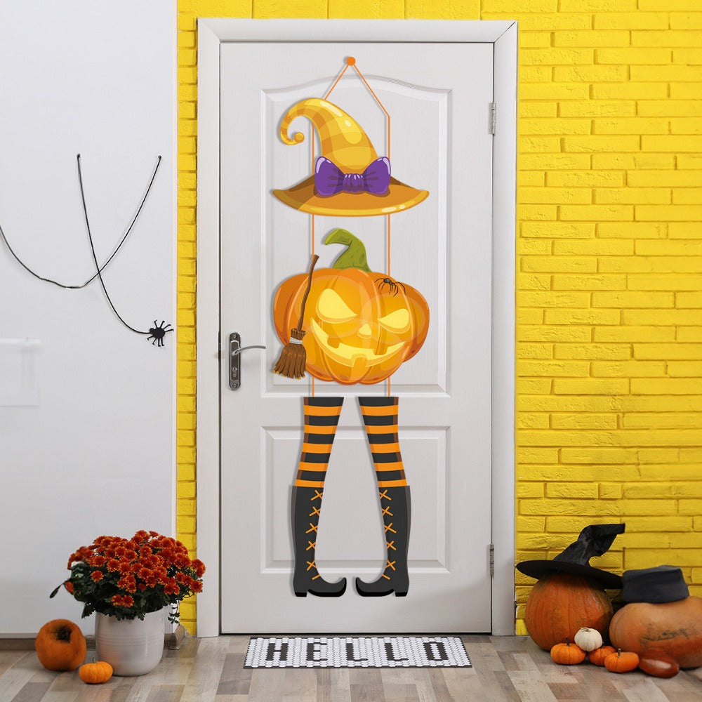 SpookyWelcome™ Doormort Halloween Door Hanger Set - 3/10 pcs.