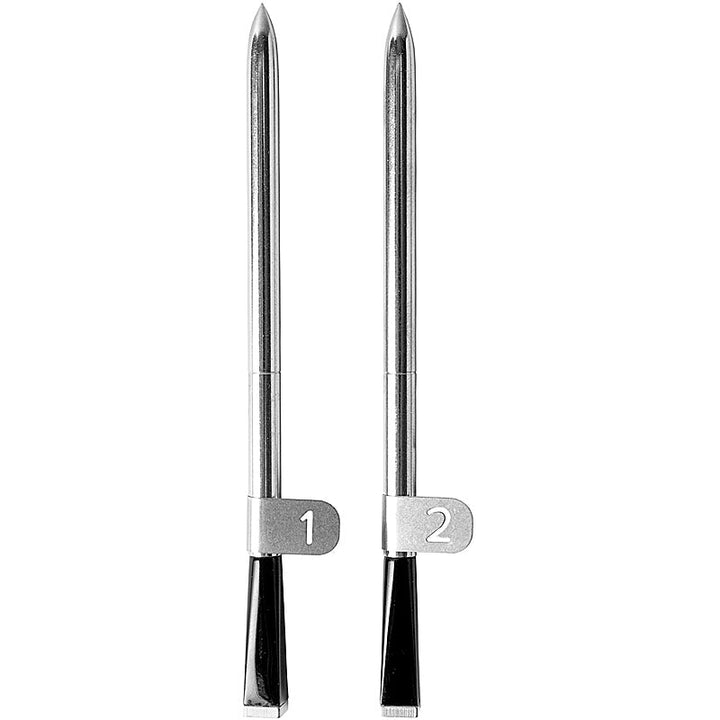 Kabelloses Fleischthermometer 2er Set | Bluetooth Grillthermometer mit App-Überwachung, 24 Stunden Akkulaufzeit und Ladestation