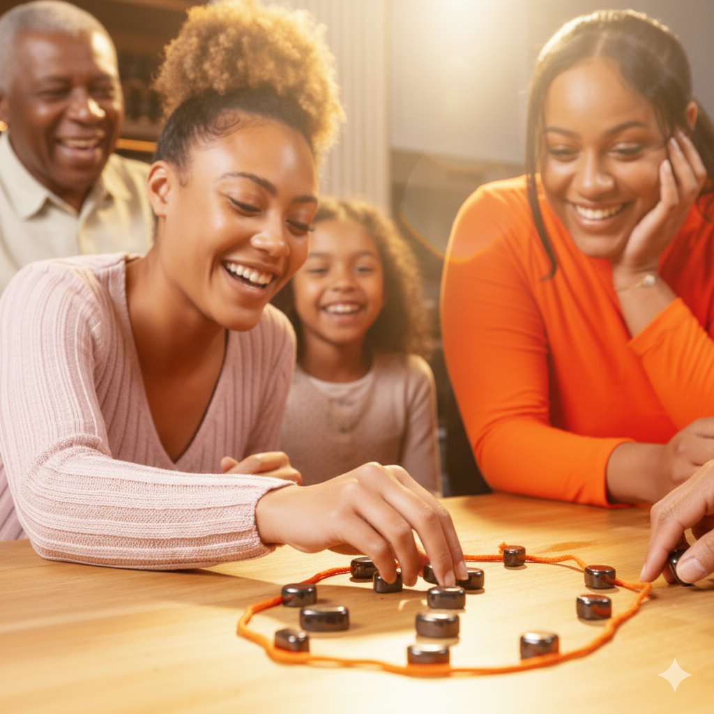 Gioco di società magneti e corda | Gioco party veloce per 2+ giocatori | Risate, tensione e tattica a tavola | Per bambini e adulti