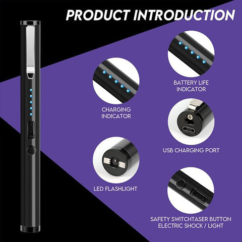 Kompakti hätävirtalähde LED-valolla | USB-ladattava, kevyt &amp; ihanteellinen matkalle
