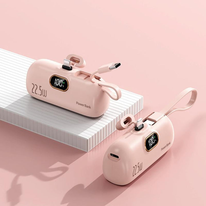 Powerbank 5000 mAh | Kompakte Mini Powerbank mit 22,5W Schnellladen