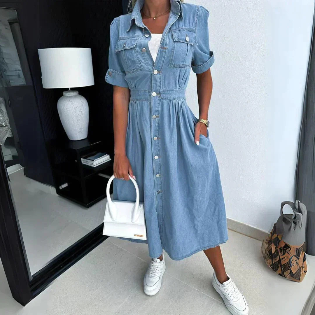 Maja - Vestito in denim alla moda