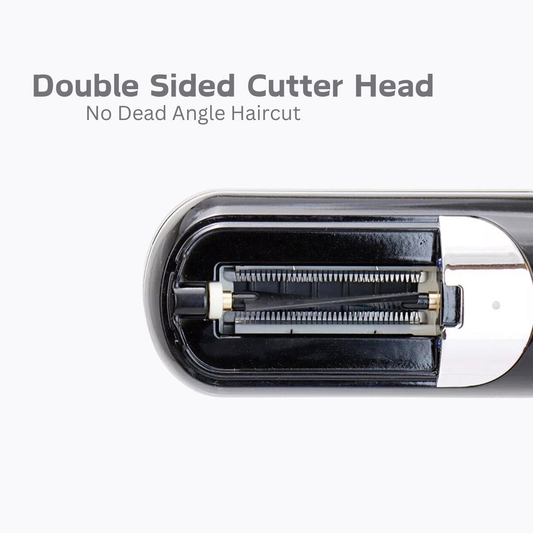 2-in-1 hair trimmer | precise cutting &amp; contouring | battery-powered, ergonomic | for clean lines at home