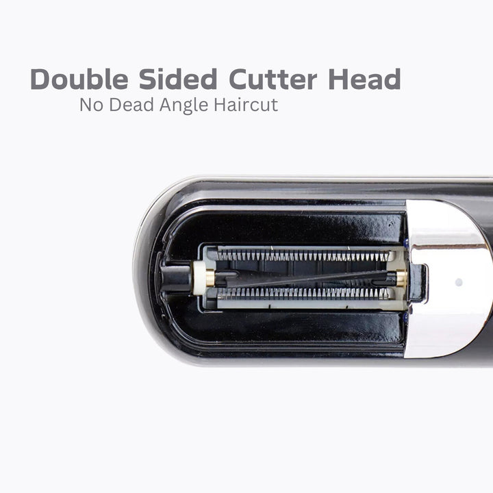 2-in-1 hair trimmer | precise cutting &amp; contouring | battery-powered, ergonomic | for clean lines at home