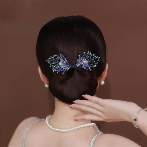 Haarband für Dutt ohne Haarnadeln | QuickTwist Stylinghilfe für French Twist