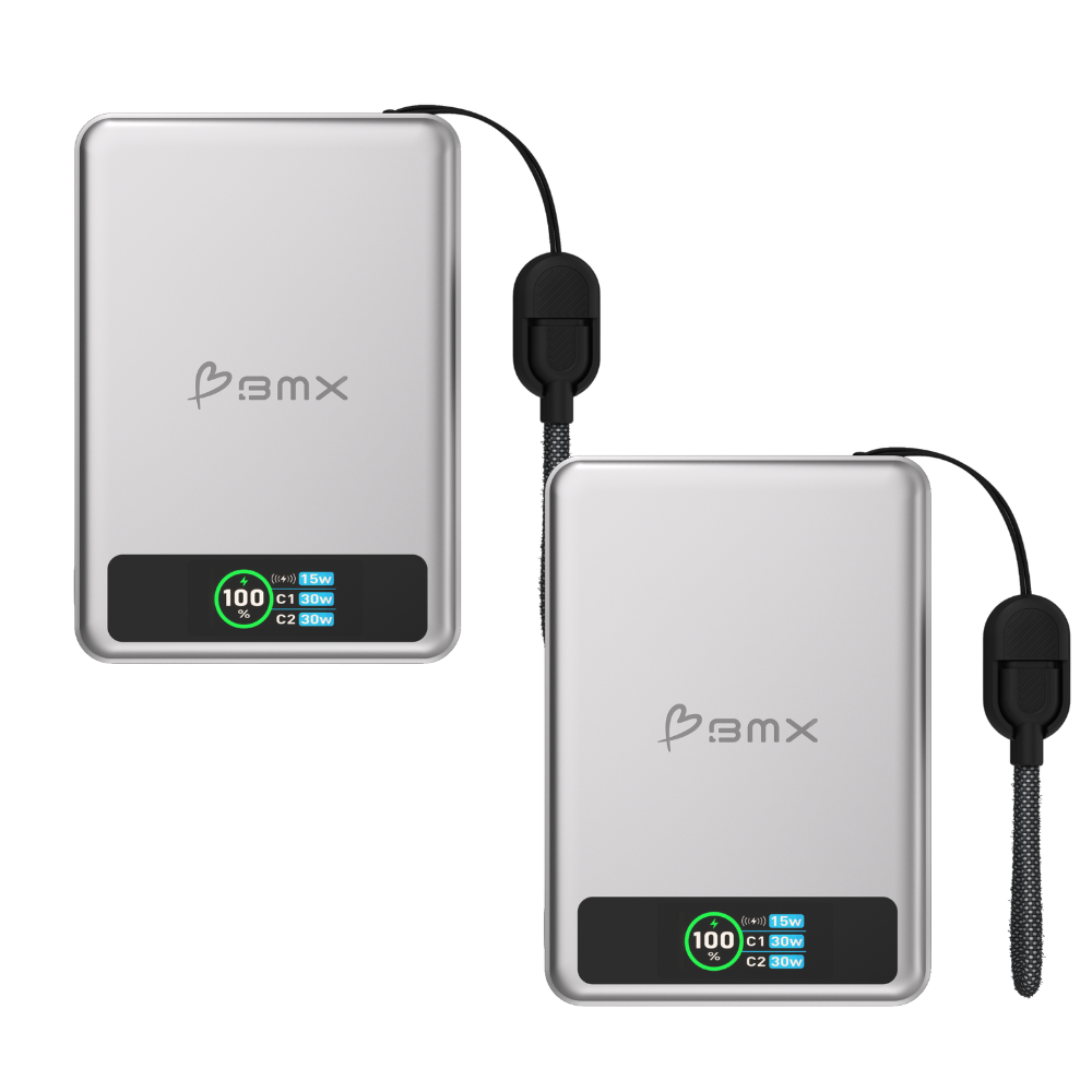Magnetische Powerbank 10000 mAh | Qi2 Powerbank mit 30W USB-C Schnellladung 2er-Set