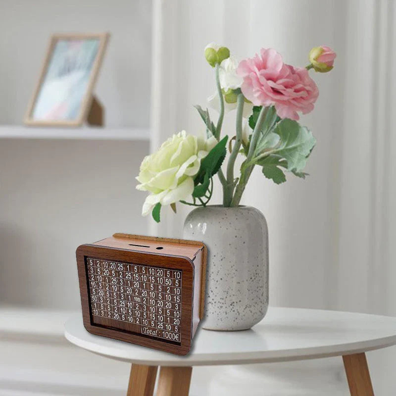 GeldKiste™ Wooden Piggy Bank