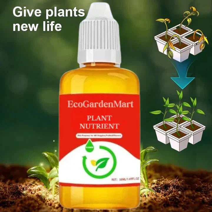 Natürlicher Pflanzen-Wachstumsbooster | Enzyme &amp; Pflanzenextrakte für Wurzeln &amp; Blattgrün | für Zimmerpflanzen, Gemüse &amp; Blumen