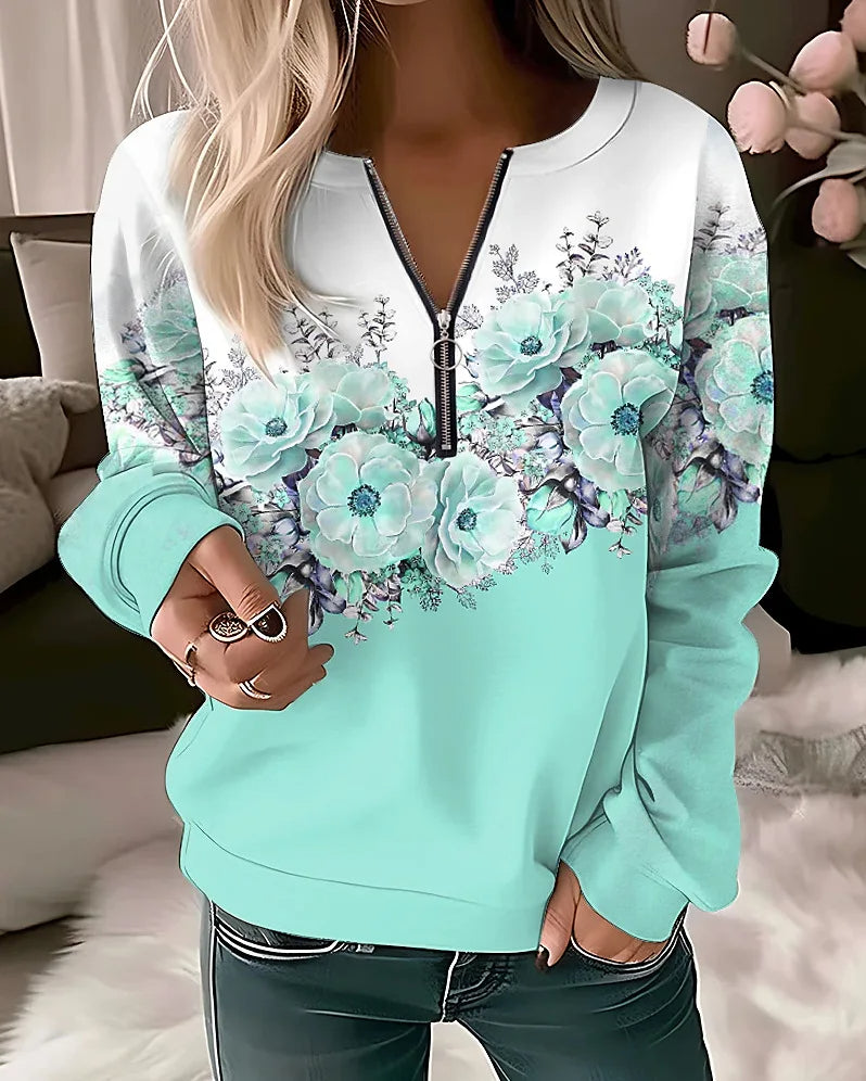 Marie | Maglione da donna con motivo floreale