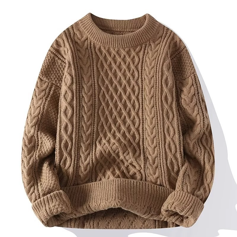 Damen Strickpullover mit weicher Strickstruktur | Warmer Pullover mit klassischem Schnitt für Alltag, Büro und Freizeit