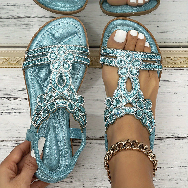 Sandales confortables femme en cuir véritable | semelle intérieure rembourrée | brides réglables pour un ajustement parfait | tailles 35–43
