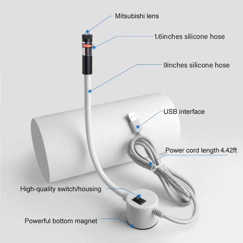 Guida laser per cucito con magnete | Cuciture dritte senza segnare | Laser a linea/croce/punto per macchina da cucire e tagliacuci